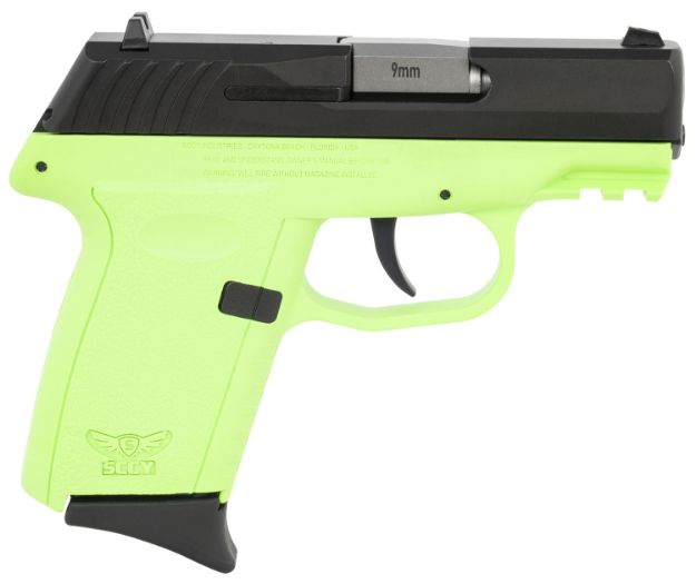 Picture of Sccy Cpx2-Cb Pistol Gen 3 9Mm 10Rd Black/Lime W/O Safety