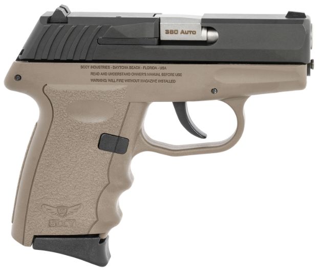 Picture of Sccy Cpx3-Cb Pistol Dao 380Acp 10Rd Black/Fde W/O Safety