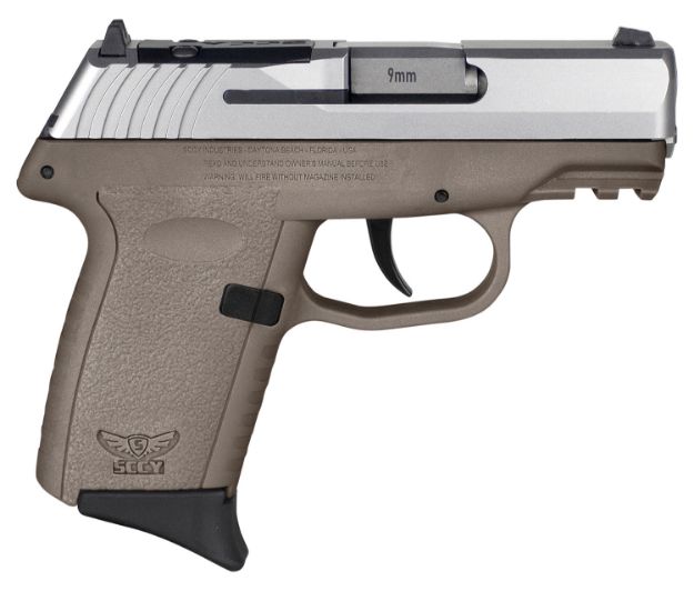 Picture of Sccy Cpx2-Tt Pistol Gen 3 9Mm 10Rd Ss/Fde W/O Safety Rdr