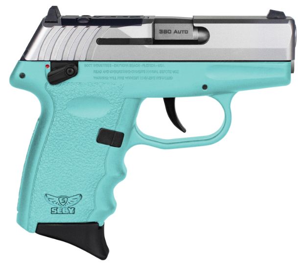 Picture of Sccy Cpx4-Tt Pistol Dao 380Acp Or 10Rd Ss/Sccy Blue W/Safety