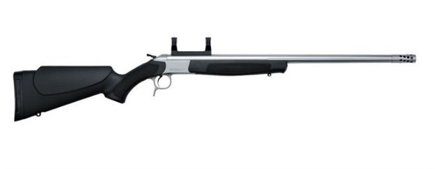 Picture of Cva Scout Td 45-70 25" W/Brake & Rail Ss/Black Syn<