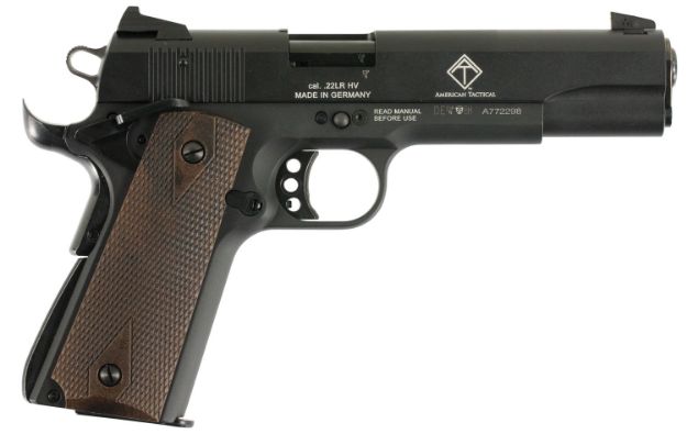 Picture of German Sport 1911 22Lr 5" Black/Faux Wood Grips 10Rd
