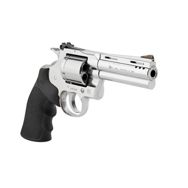 Picture of Colt Grizzly 357Mag 4.25" 6Rd Polished Stainless Hogue Grips