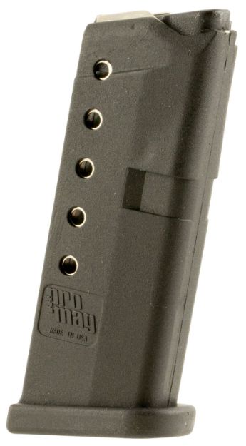 Picture of Pro Mag Magazine For Glock 42 380Acp 6Rd Black Polymer