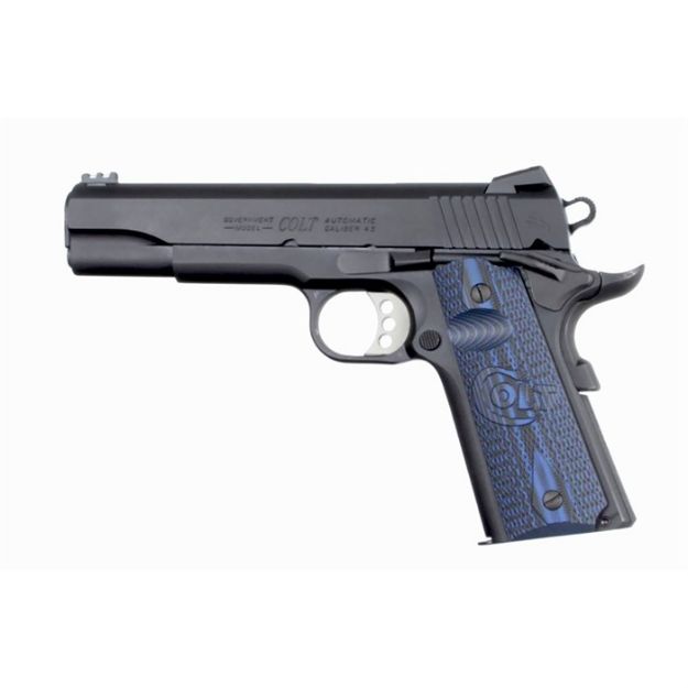 Picture of Colt Competition 45Acp 5" 8Rd Blued Blue G10 Grips