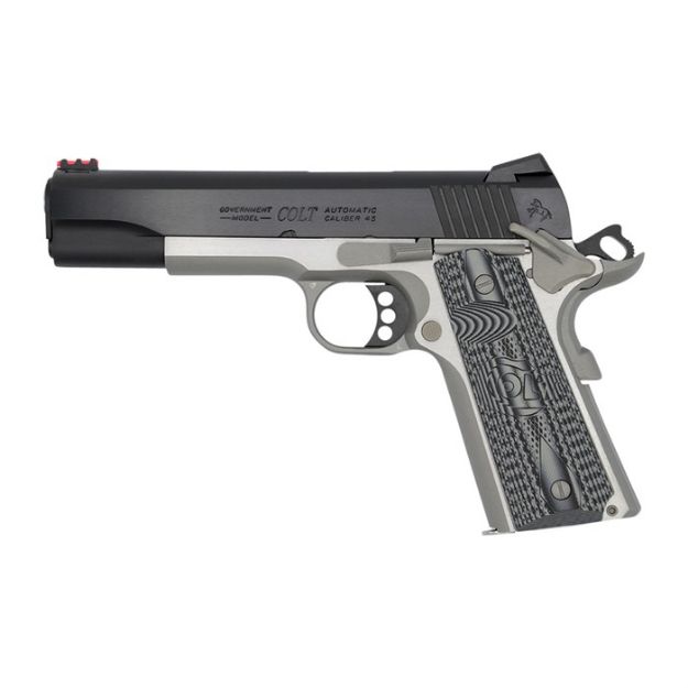 Picture of Colt Competition 45Acp 5" 8Rd Two Tone Black Grey G10 Grips
