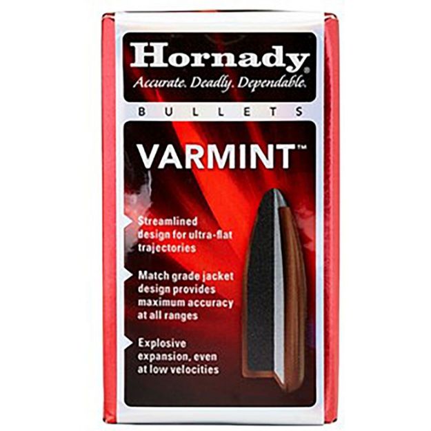 Picture of Hornady Bullets 22 Cal .224 60Gr Jsp 100Ct 40Bx/Cs