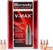Picture of Hornady Bullets 22 Cal .224 55Gr V-Max W/Cannelure 100Ct