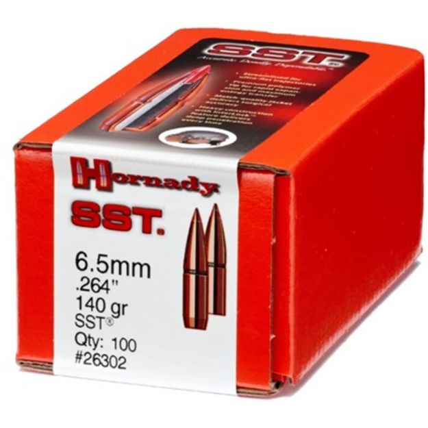 Picture of Hornady Bullets 6.5Mm .264 140Gr Sst 100Ct 15Bx/Cs