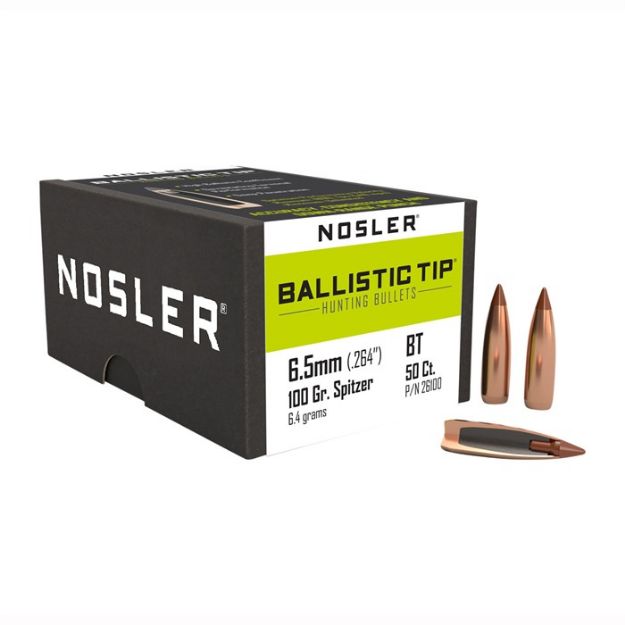 Picture of Hornady Bullets 6.5Mm .264 100Gr Eld-Match 100Ct 25Bx/Cs