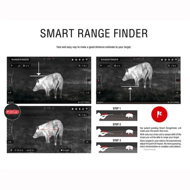 Picture of Atn Thor 4 4-40X Thermal Rfl Scp W/Full Hd Video Rec/Wifi<