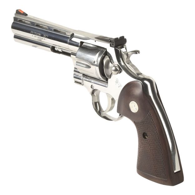 Picture of Colt Python 357Mag 5" 6Rd Stainless Walnut Grips