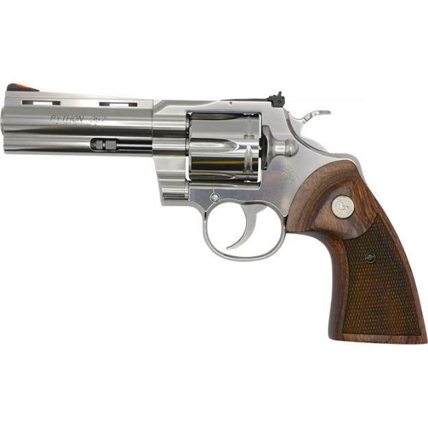 Picture of Colt Python 357Mag 4.25" 6Rd Stainless Walnut Grips