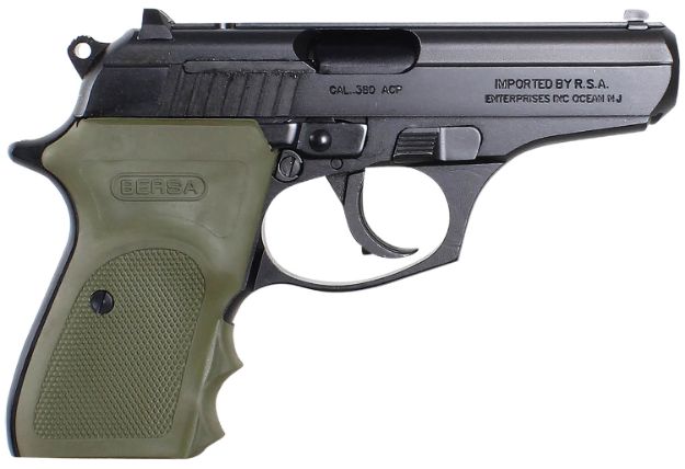 Picture of Bersa Thunder 380Acp Fs 7+1 Shot Combat B.Matte/Od Green