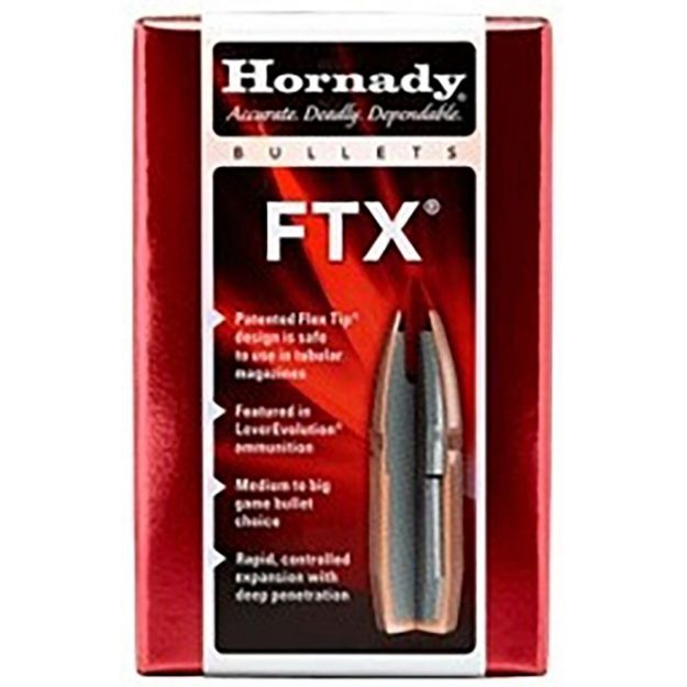 Picture of Hornady Bullets 30 Cal .308 135Gr Ftx 100Ct 15Bx/Cs