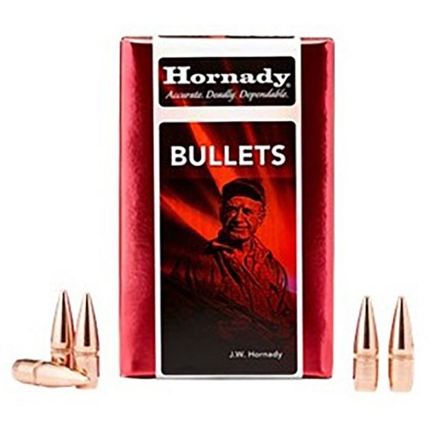 Picture of Hornady Bullets 30 Cal .308 125Gr Fmj 100Ct 25Bx/Cs