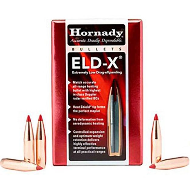 Picture of Hornady Bullets 338Cal. .338 230Gr. Eld-X 100Ct 15Bx/Cs