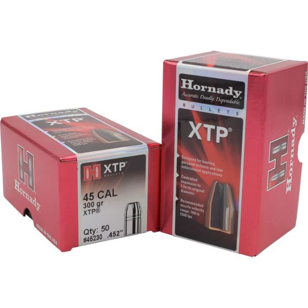 Picture of Hornady Bullets 45 Cal .452 300Gr Xtp 50Ct 15Bx/Cs