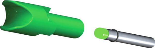 Picture of Tenpoint Lighted Xbow Nock Alpha-Brite .297" Green 3Pk
