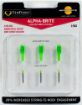 Picture of Tenpoint Lighted Xbow Nock Alpha-Brite .297" Green 3Pk