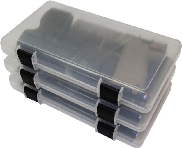 Picture of Mtm In-Safe Handgun Storage Case 12" Clear Smoke 3-Pack
