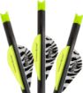 Picture of Lumenok Xbow Arrow 20" Carbon Grn Lighted Crescent Nock 3Pk