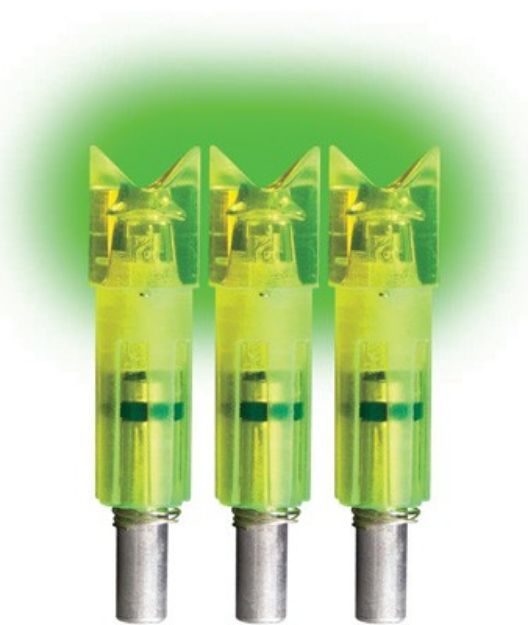 Picture of Lumenok Lighted Nock Xbow Grn Crescent Easton Carbon 3Pk