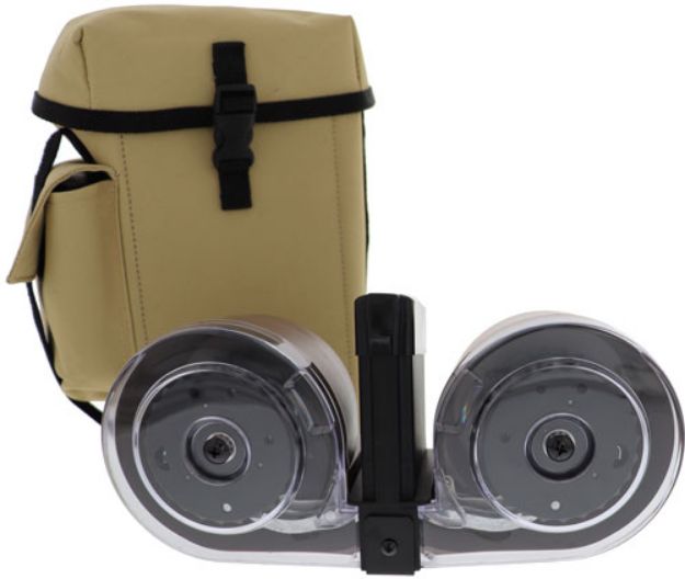 Picture of Iver Johnson Magazine Ar15 223 100Rd Drum Blk/Tan Poly