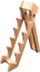 Picture of Abkt Wood Knife Display Stand Holds 5 Knives 10.25"X2.3"X6.5