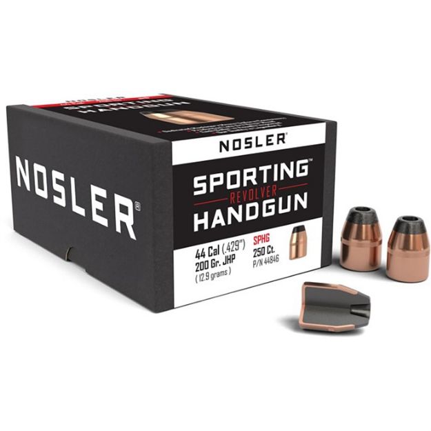 Picture of Nosler Bullets 44 Cal .429 200Gr Jhp 250Ct