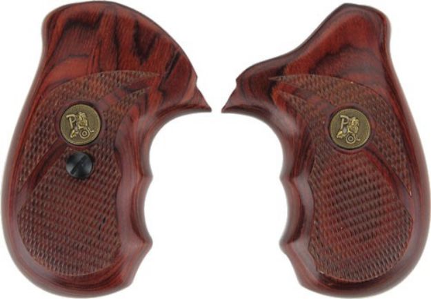 Picture of Pachmayr Laminated Wood Grips Taurus 85 Rosewood Checkered