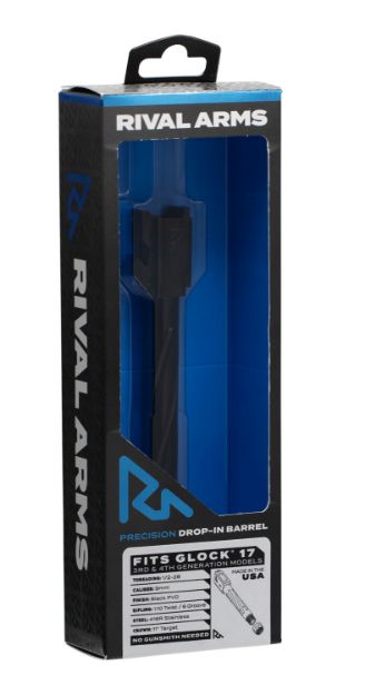 Picture of Rival Arms Barrel Threaded 9Mm Black Pvd For Glock 17 Gen 3/4