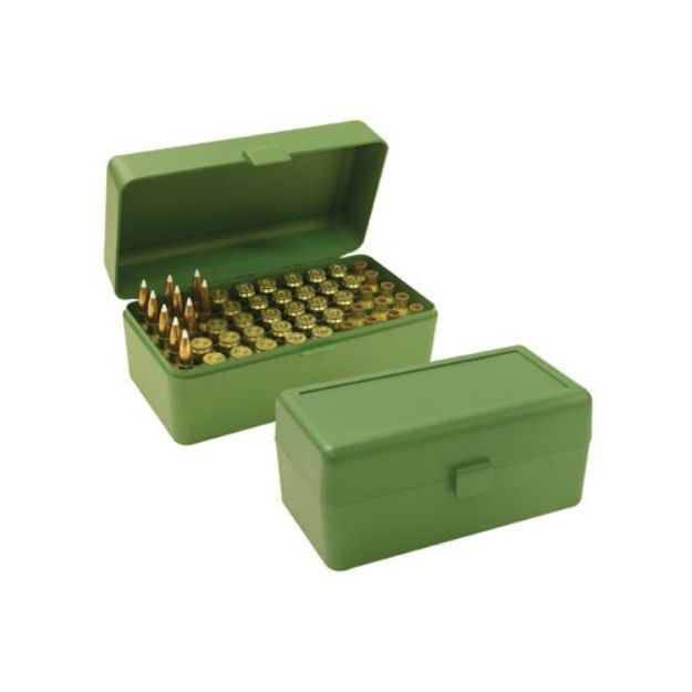 Picture of Mtm Ammo Box Wsm & 45/70 50-Rounds Flip Top Style Green