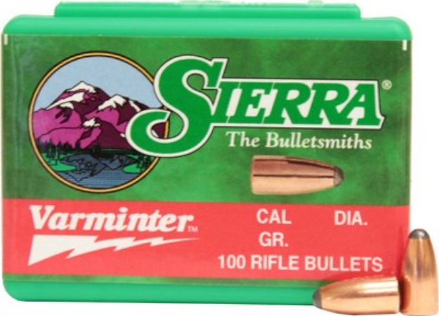 Picture of Sierra Bullets .22 Cal .224 45Gr Sp 100Ct