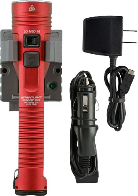 Picture of Streamlight Stinger 2020 Led W/120V Ac/12V Dc Charger Red