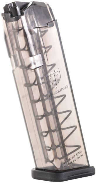 Picture of Ets Magazine For Glock 9Mm 10Rd Carbon Smoke Fit 17/19/34