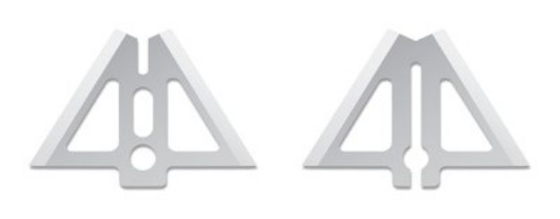 Picture of Slick Trick Replacement Blades Magnum 100/125Gr 1 1/8" 4Pk