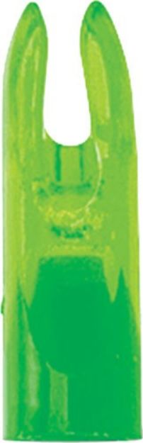 Picture of Truglo Bowfishing 5/16" Arrow Nocks 6-Pack High Vis Green
