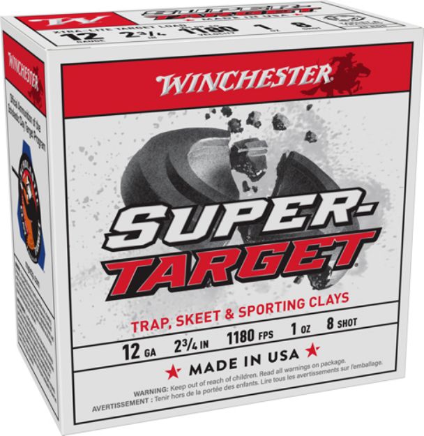 Picture of Winchester Target 12Ga 2.75" 1Oz #8 1180Fps 250Rd Case Lot