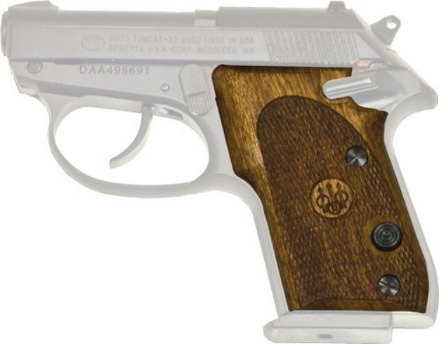 Picture of Beretta 3032 Tomcat Grips Wood Walnut Checkered