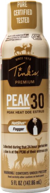 Picture of Tinks Peak30 Premium Deer Lure Estrus Fogger 5Oz. Aerosol