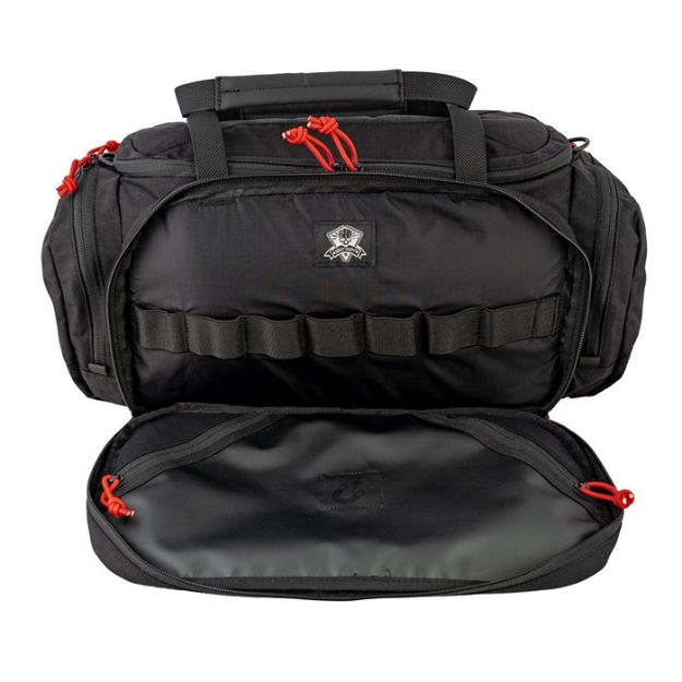 Picture of Grey Ghost Gear Range Bag Black W/Red Zipper Pulls