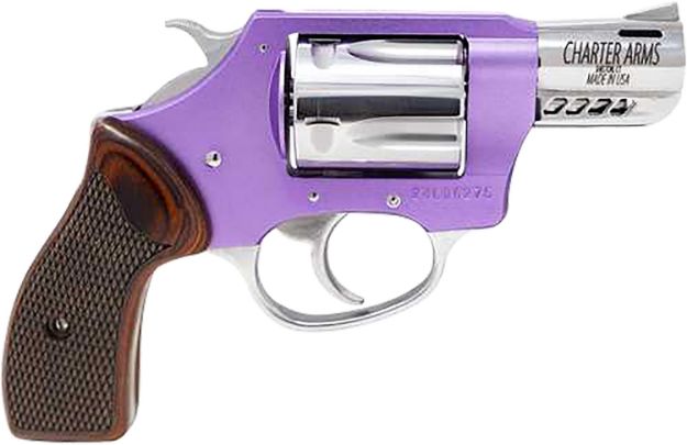Picture of Charter Arms Coyote 2" 380 Acp Ported Lavender/Hi Polish