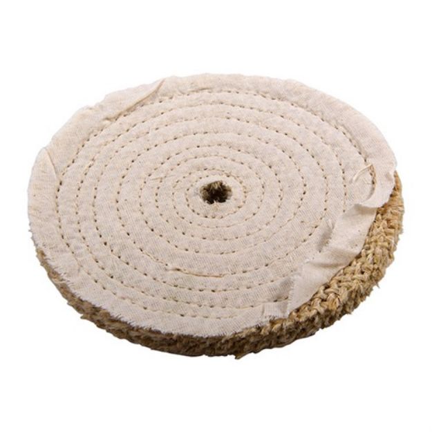 Picture of Sisal Polishing Wheel, 6'' X .375'', 1/2'' Arbor