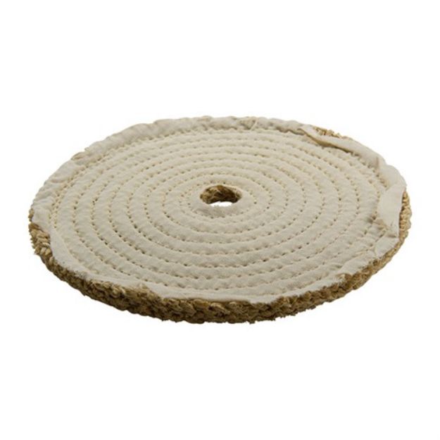 Picture of Sisal Polishing Wheel, 8'' X .375'', 7/8'' Arbor