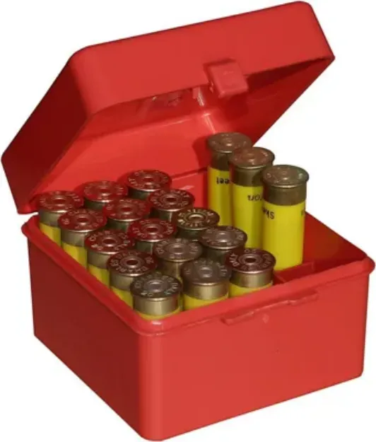 Picture of Mtm Shotshell Box 25 Rd Original Flip-Top 20 Gauge Up To 3" Red
