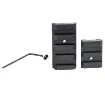 Picture of Burris Xtreme Tact Steel 2-Piece Base Sako Dovetail Steel Base Low Pro Matt