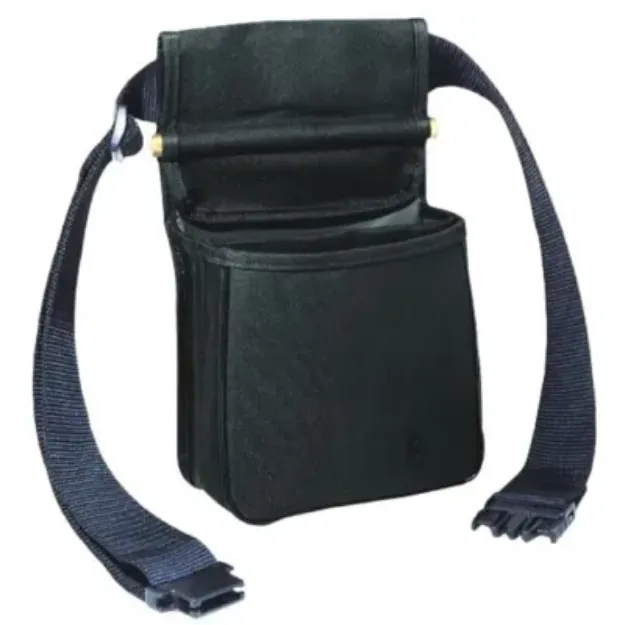 Picture of Bob Allen Original Divded Shell Pouch With Belt Black