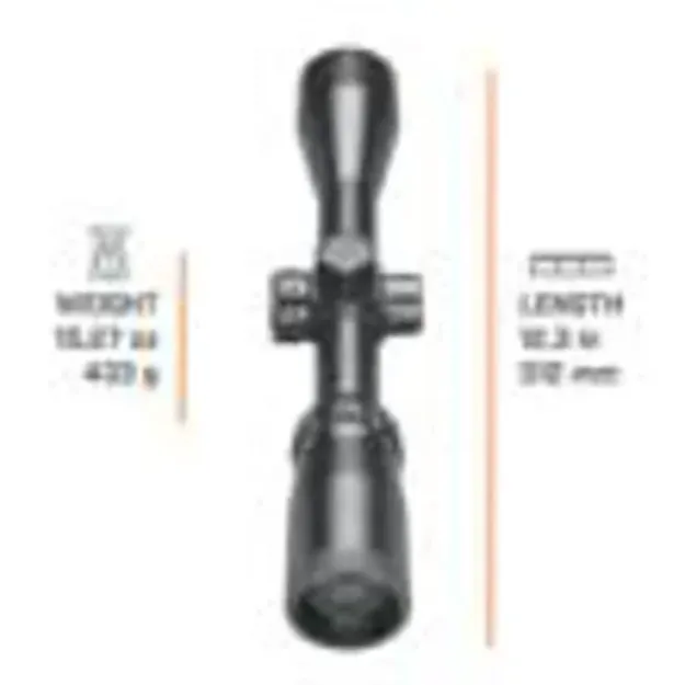 Picture of Bushnell 3-9X40 Banner 2 Black Riflescope Illum. Cf500 - Red Hang Box