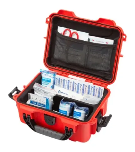 Picture of NANUK 904S-880RD-PA0-FSA02 904 FIRST AID CASE RED